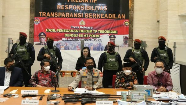 Densus 88 Tangkap 53 Terduga Teroris di 11 Provinsi,  Berikut Sumber Pendanaan Mereka 