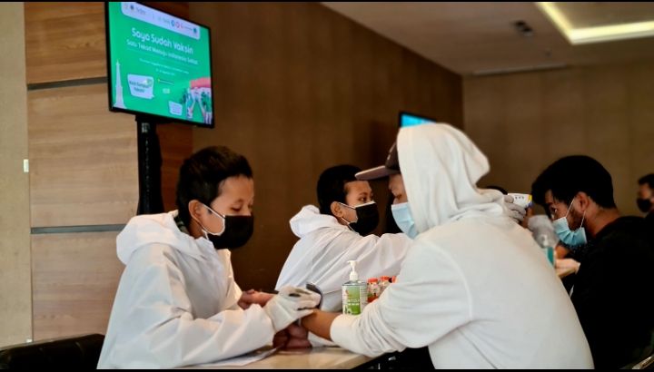 Suasana vaksin di Alana Jogjakarta