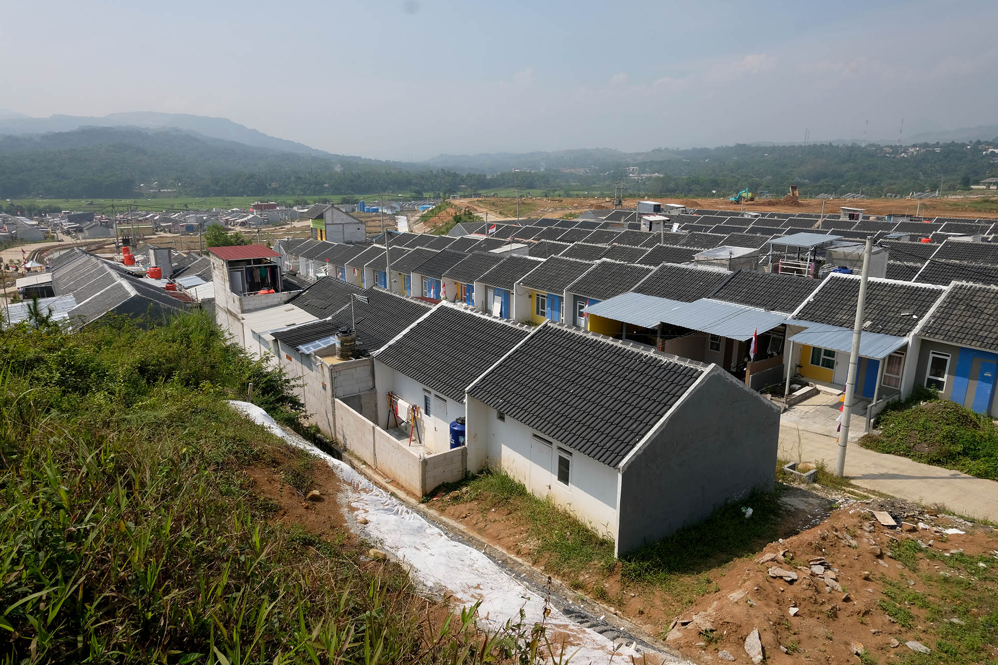 Suasana rumah subsidi di kawasan Citereup, Kabupaten Bogor,  Jawa Barat,  Senin, 23 Agustus 2021. Foto: Ismail Pohan/TrenAsia