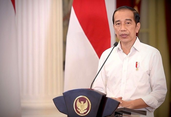 Presiden Joko Widodo mengumumkan penurunan level PPKM ke level 3 di Pulau Jawa Bali.