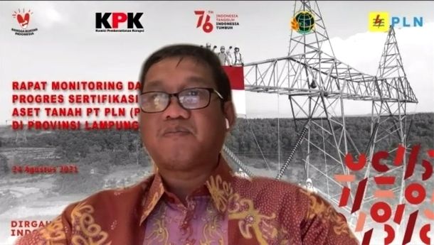 Kolaborasi PLN, KPK dan BPN Targetkann Sertifikasi 1.310 Aset Tanah di Lampung