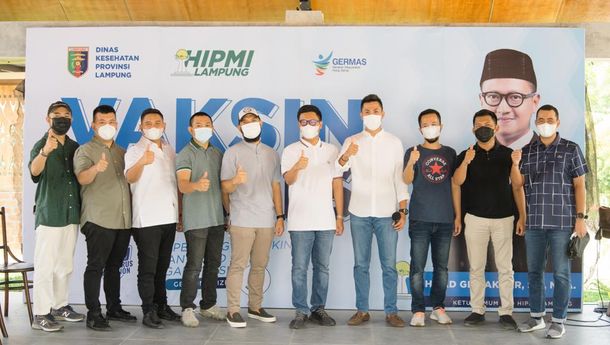 HIPMI Lampung Gelar Vaksinasi Covid-19 untuk 300 Orang