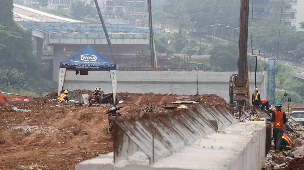 Tol Serbaraja Optimis Selesai Sesuai Target - Panji 4.jpg