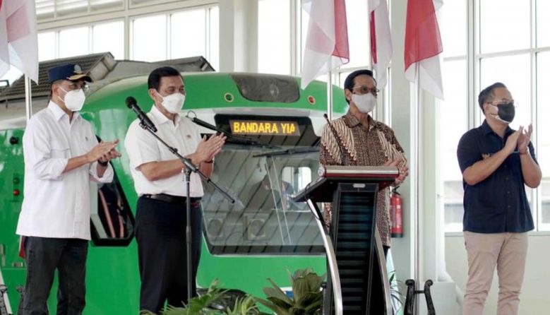 Soft launching peresmian kereta bandara Jogjakarta
