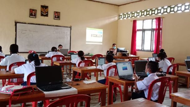 SMPK Sadar Ranggu Gelar Simulasi ANBK Tahap Tiga