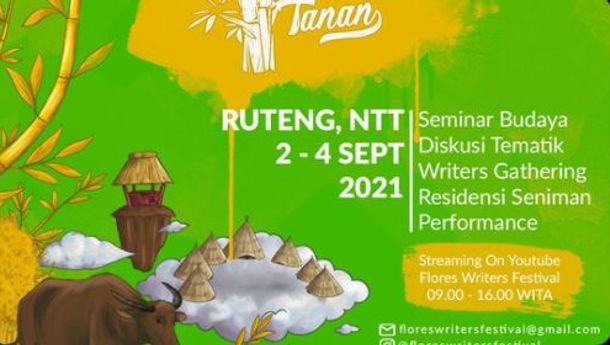 Flores Writers Festival 2021 Digelar di Ruteng, 1-4 September Ini