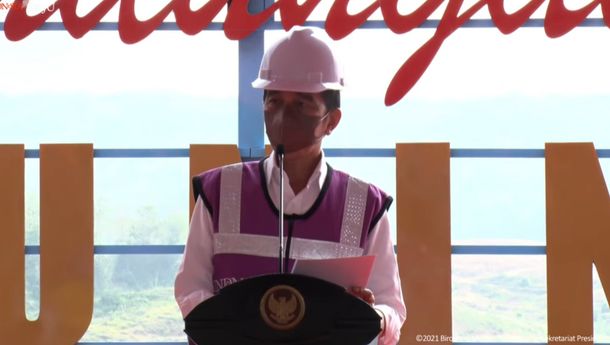 Habiskan Rp513 Miliar, Bendungan Kuningan Diresmikan Jokowi