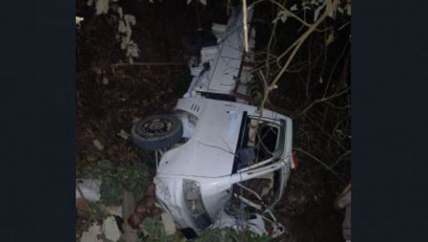 Aduh! Mobil Pick Up yang Ditumpangi Pembawa Belis dari Lirikelang, Nita Terjungkal ke Jurang di Dusun Hepang, Desa Nenbura