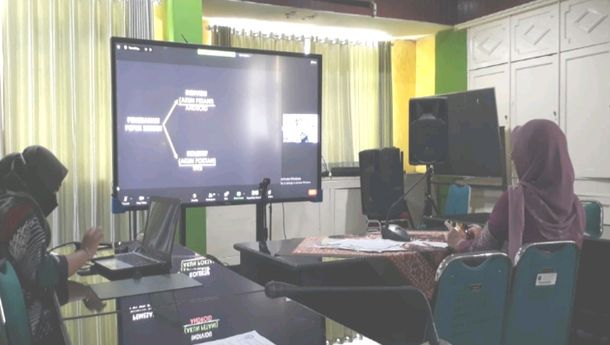 Dihelat Virtual, Pandemi Tak Surutkan Program Pendampingan Kartu Petani Berjaya di Way Kanan