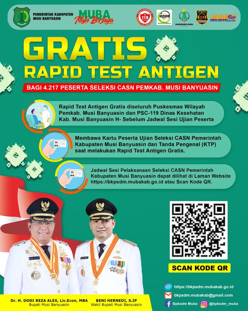 Muba rapid tes gratis