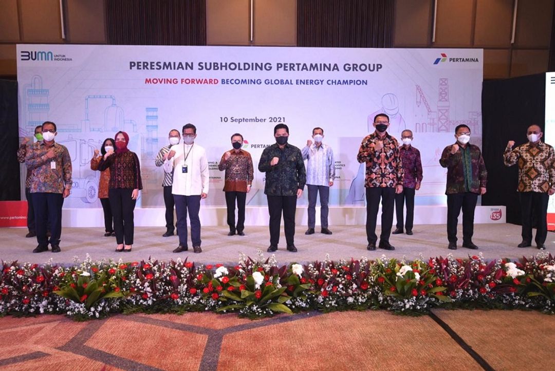 Resmikan 6 Subholding, Erick Minta Pertamina Kejar Valuasi Rp1,4 Kuadriliun / Dok. Pertamina