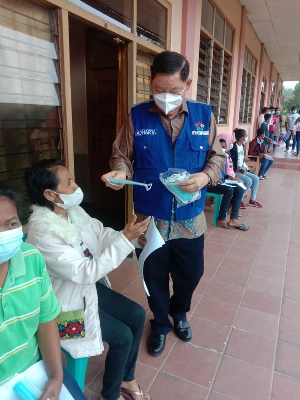 KILL COVID Ngada Selenggarakan Vaksin Dosis  Pertama di Kemah Tabor Mataloko