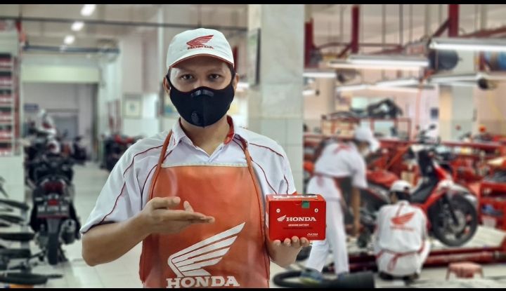 Aki motor Honda