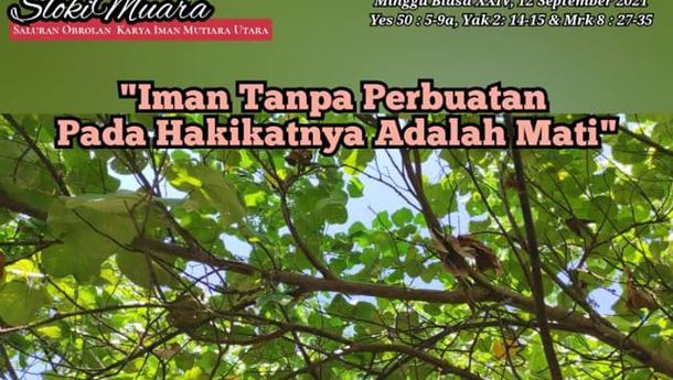 SLOKI MUARA, Minggu, 12 September 2021: Lima Perintah Gereja