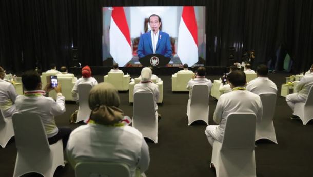 Haornas 2021, Presiden Jokowi: Untuk Tingkatkan Prestasi Kita Harus Terapkan Pembinaan Sistematis dan Berkelanjutan