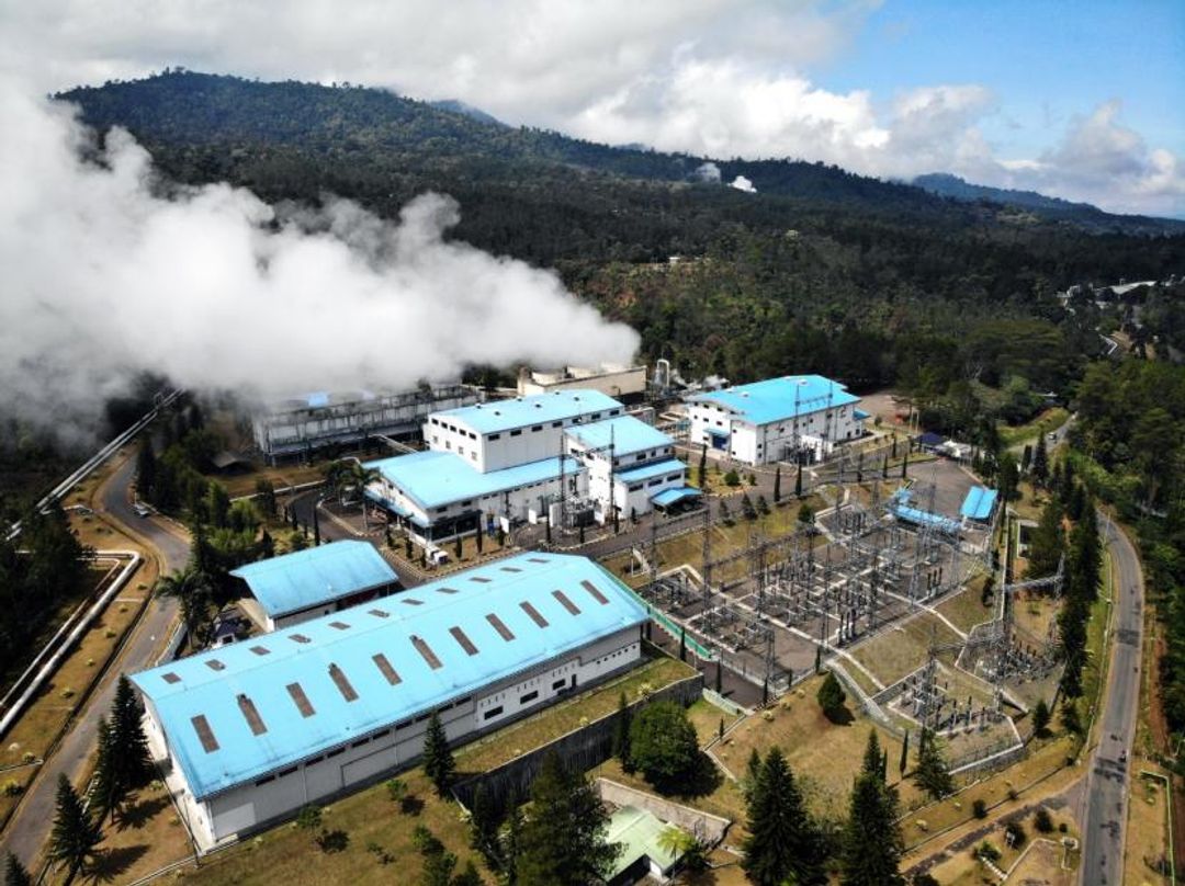 Pembangkit Listrik Tenaga Panas Bumi (PLTP) milik anak subholding Pertamina NRE, PT Pertamina Geothermal Energy (PGE).