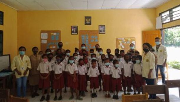 KKN di Desa Romarea, Mahasiswa STPM St. Ursula Ende Sosialisasi Pemenuhan Hak Sipil Anak