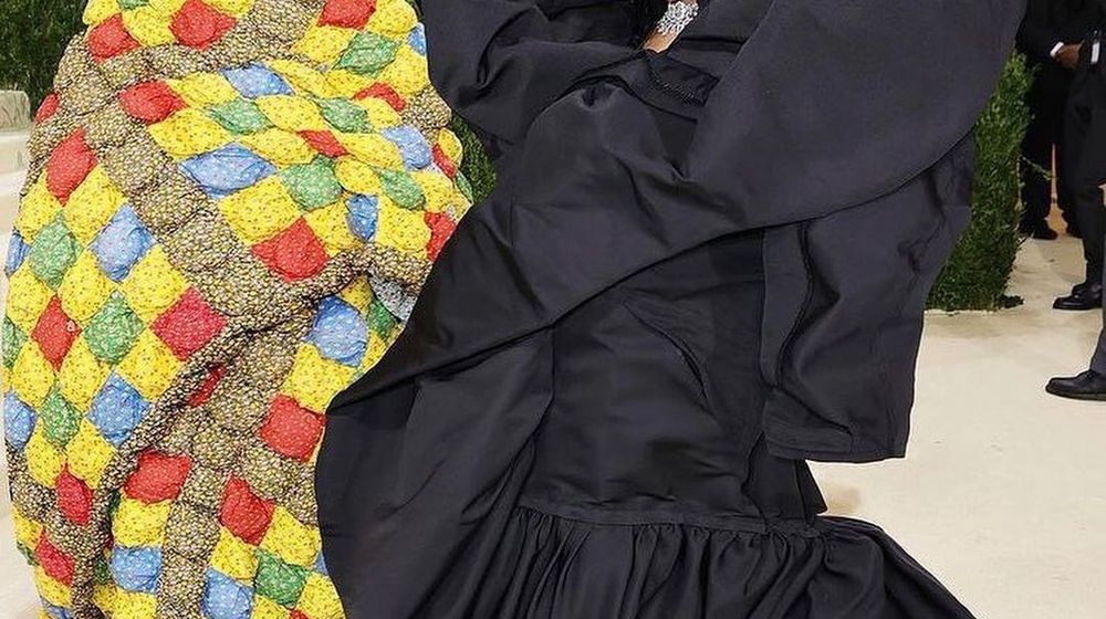 A$AP Rocky dan Rihanna di Met Gala 2021