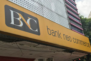 Bank Neo Commerce di kawasan ITC Fatmawati Jakarta Selatan, Senin 20 September 2021. Foto : Panji Asmoro/TrenAsia