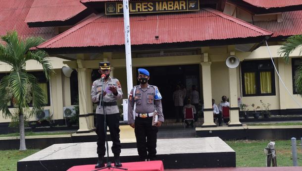 Kabag Sumda Polres Mabar Pimpin Apel Gelar Pasukan Operasi Patuh Ranakah 2021