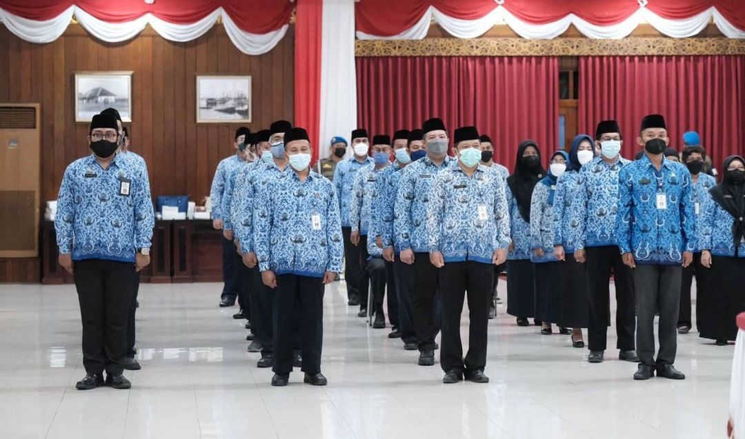 Wali Kota Balikpapan Rahmad Mas'ud melantik 59 ASN di lingkungan pemerintah kota Balikpapan, Senin (20/9/2021)