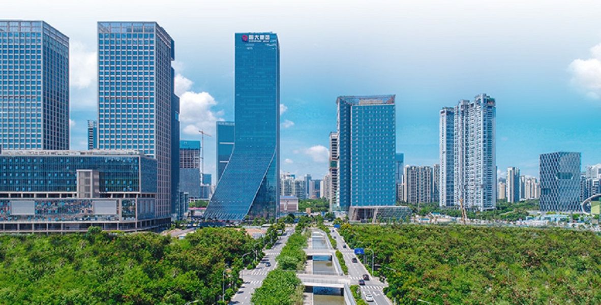 Perusahaan raksasa properti China, Evergrande Group, terancam gagal bayar utang hingga ribuan triliun. / Evergrande.com