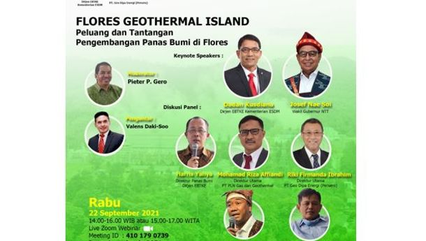 Ada Webinar Flores Geothermal Island, Hari Ini, Pukul 14.00 WIB, Silahkan Bergabung!