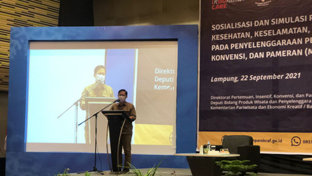 Kemenparekraf Adakan Sosialisasi dan Simulasi Paduan CHSE MICE