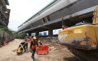 LRT City Jatibening merupakan salah satu dari 11 proyek hunian konsep Transit Oriented Development (TOD) yang sedang berjalan dari PT Adhi Commuter Properti (ADCP), pengembang properti terintegrasi dengan transportasi massal pertama dan terbesar di Indonesia. Foto : Panji Asmoro/TrenAsia