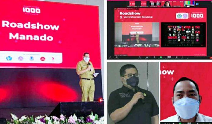 oadshow Gerakan Nasional (Gernas) 1000 Startup Digital Regional Manado, di Unsrat. (Foto:Istimewa)