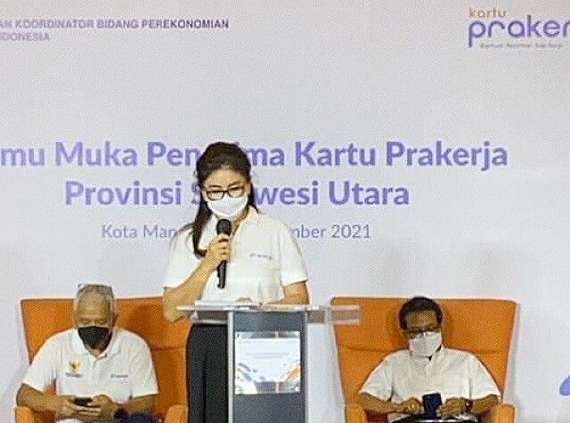 Ketua Komisi IX DPR RI Felly Runtuwene(FER) menggelar kegiatan tatap muka dengan penerima kartu prakerja Sulawesi Utara. (Foto:Istimewa)