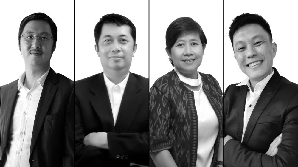 Jajaran Direktur Advotics Boris Sanjaya, Singgih Adwiarto, Fitriana Sumarno, Danny Wirawan.jpg