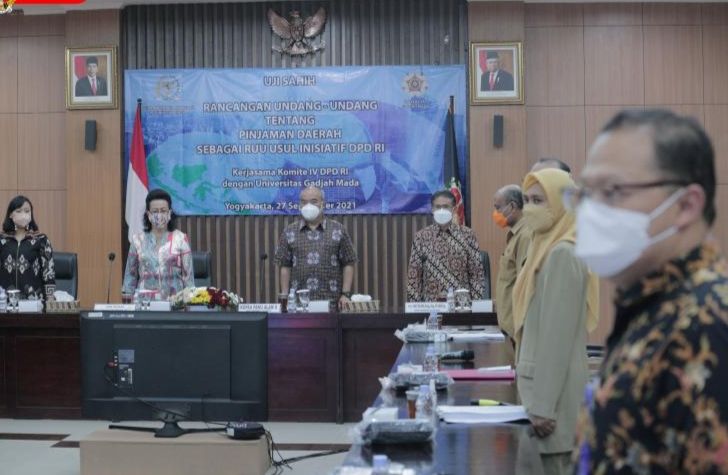 Wagub DIJ saat menghadiri uji sahih RUU Pinjaman Daerah