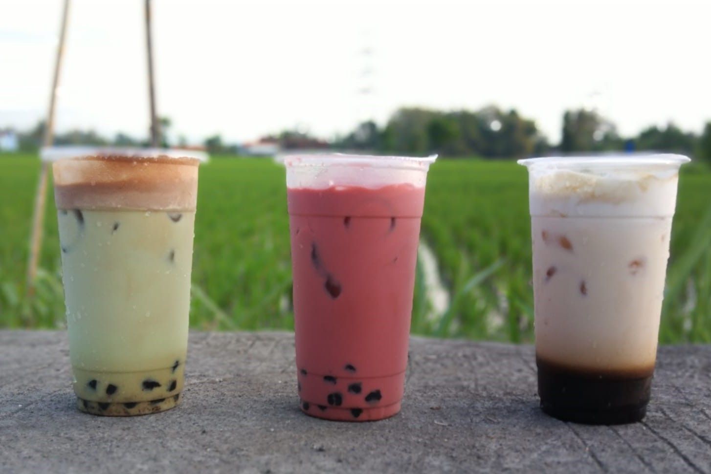 Berbagai varian minuman boba dari The Boba Time.