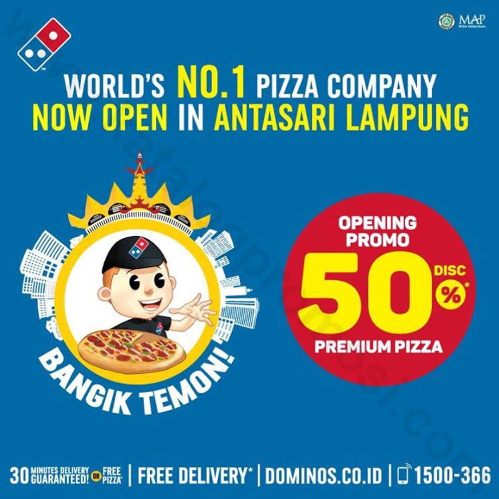 Domino's Pizza hadir di Bandar Lampung