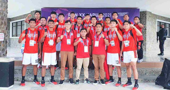 Tim Basket Sulut yang berlaga di PON Papua. (Foto:Istimewa)