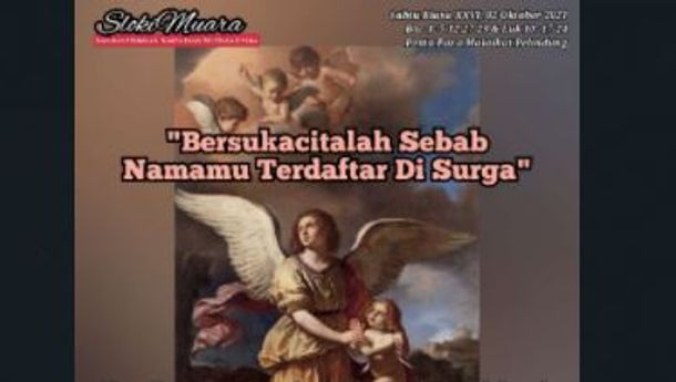 SLOKIMUARA, Sabtu, 02 Oktober 2021: 70 Murid Diutus Yesus Kembali dengan Sukacita