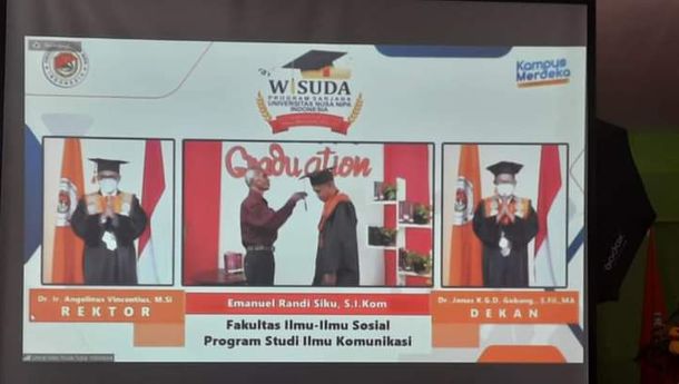 Sebanyak 573 Wisudawan UNIPA Indonesia Angkatan XV Dilepas Secara Daring