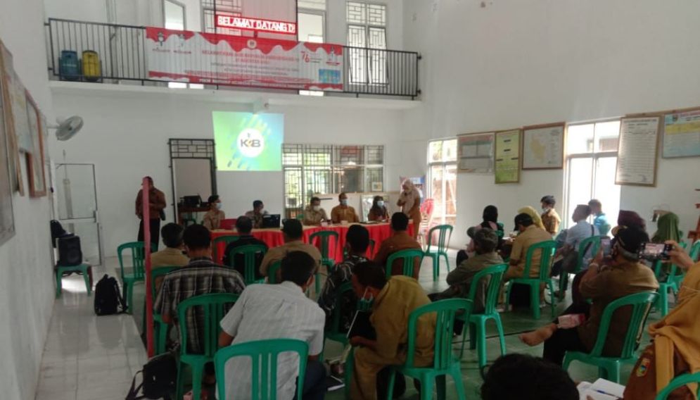 Dinas KPTPH Provinsi Lampung bersama Dinas KPTPH Kabupaten Tanggamus melaksanakan persiapan percepatan implementasi program Kartu Petani Berjaya. 