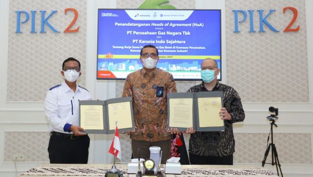 PGN – Agung Sedayu Group Kerjasama Pemanfaatan Gas Bumi di Kawasan Pantai Indah Kapuk