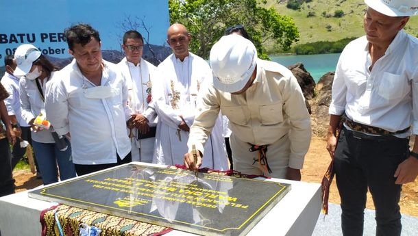 Hadir pada Peletakan Batu Pertama Pembangunan Warloka Mariana dan Resort di Labuan Bajo, Begini Harapan Gubernur