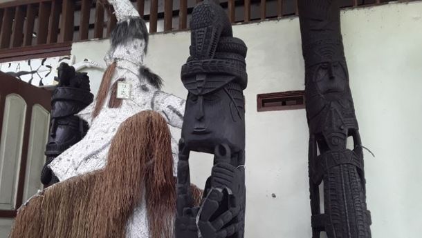 Patung Wenawe, Simbol Leluhur Suku Komoro, Papua