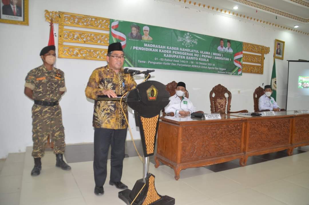Pengurus Cabang Nahdlatul Ulama (PCNU) Kabupaten Barito Kuala menggelar kegiatan Pendidikan Kader NU (PKNU) angakatan pertama.