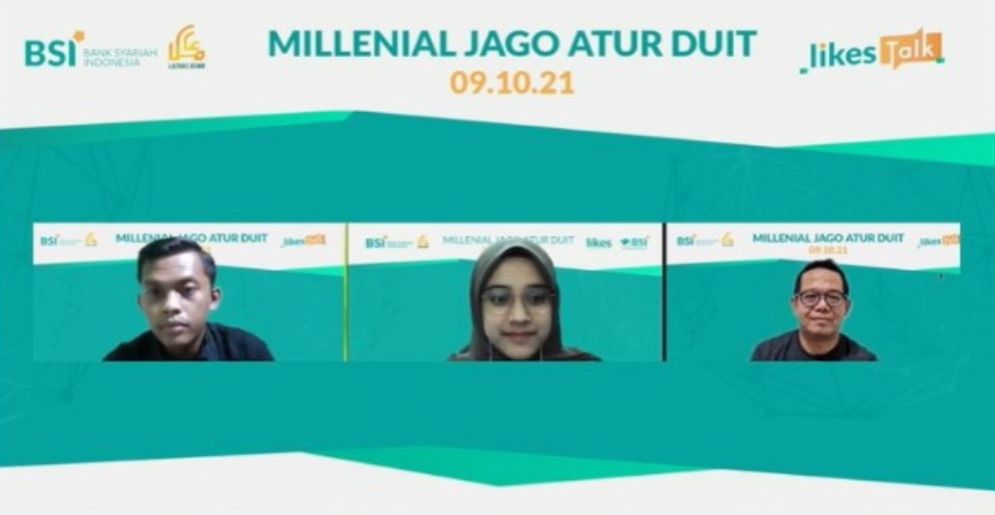 Laznas BSMU bersama BSI menyelenggarakan webinar LIKES Talk dengan tema “Millenial Jago Atur Duit” Sabtu (9/10/2021). 