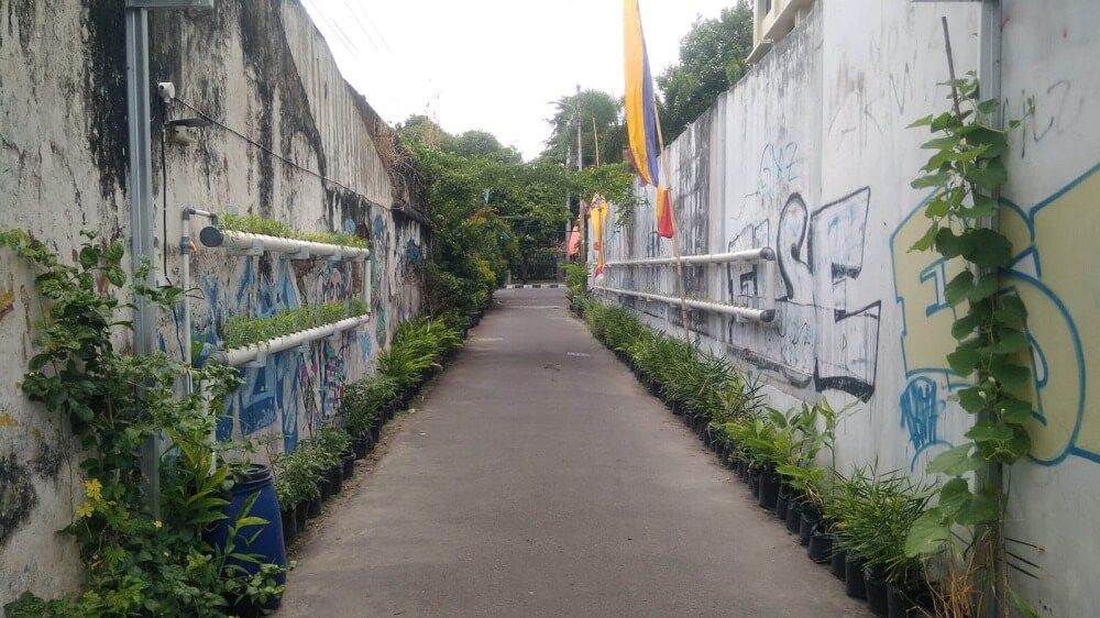 Salah satu lorong sayur di Kota Yogyakarta.