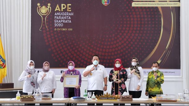 Lampung Terima Penghargaan Pengarusutamaan Gender dari KemenPPPA