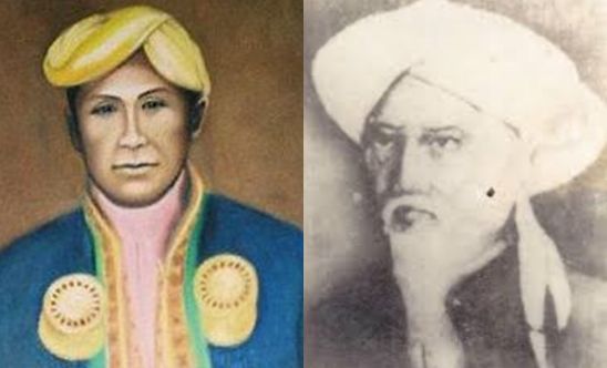 Pangeran Hidayatullah (Kiri) dan Syekh Muhammad Arsyad Al Banjary (Kanan). 