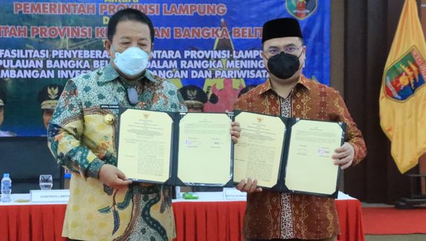 Lampung dan Babel Kerja Sama Bangun Jalur Transportasi Laut