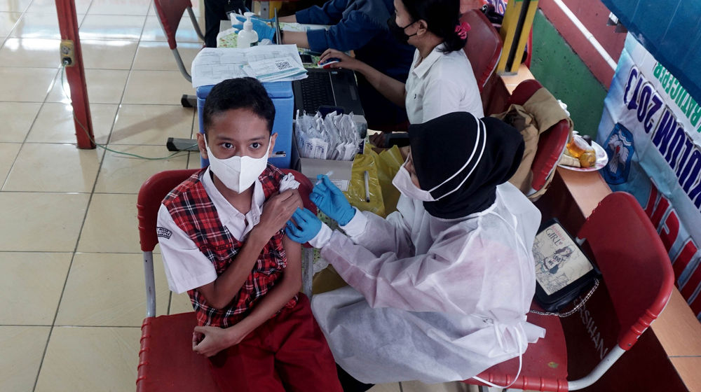 5000 Jatah Vaksinasi Untuk Anak SD Di Tangerang - Panji 7.jpg