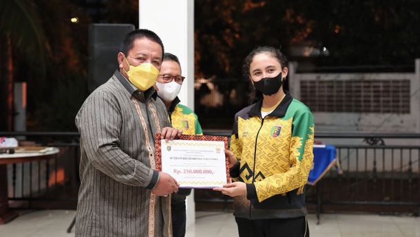 Atlet Lampung Peraih Medali PON XX Dapat Bonus dari Pemprov, Segini Nilainya